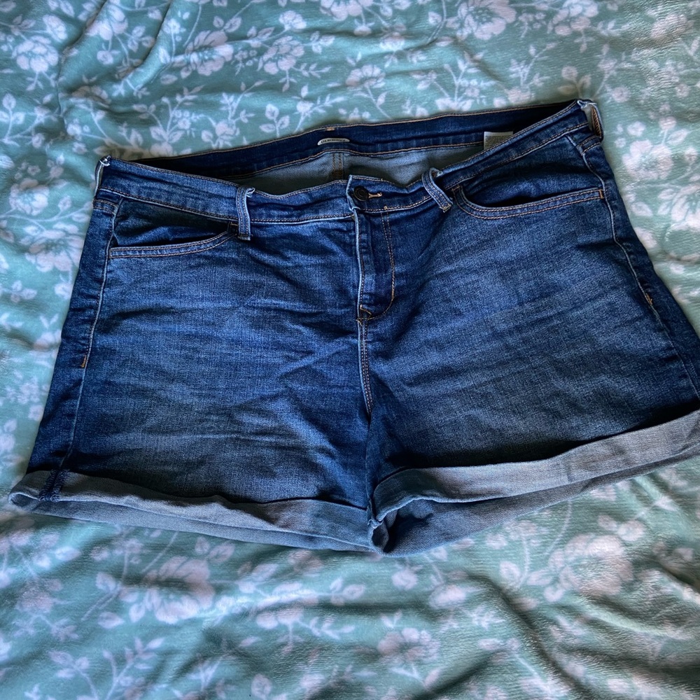 Jean Mom Shorts
